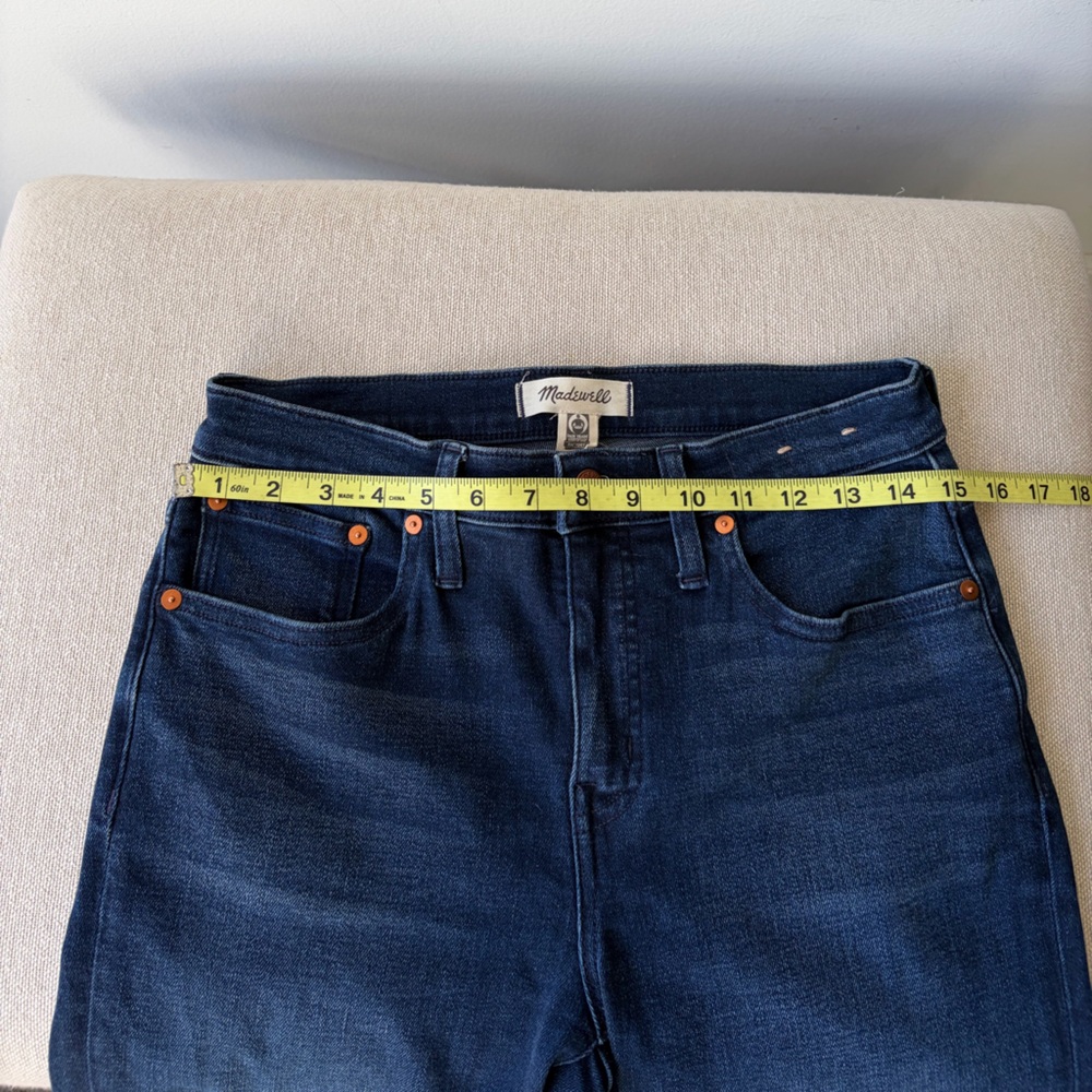 MADEWELL Kick Out Full Length Jeans Size 28 - Picture 6 of 12